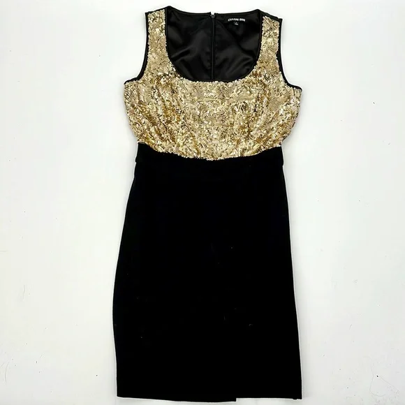 Gianni bini hot sale black sequin dress